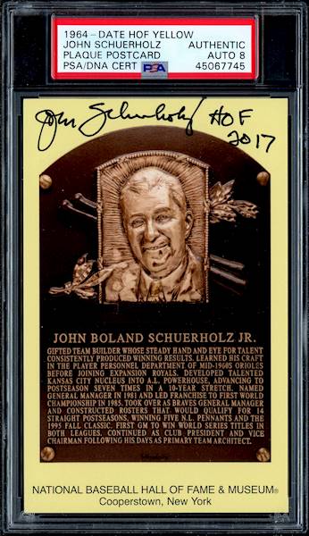 Yellow Hall of Fame Plaque